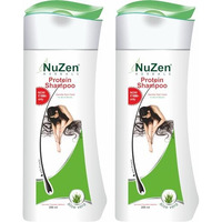 Nuzen Herbals Protein Shampoo | Protein Shampoo Enriched With Aloe Vera, Amla, Bhringraj And Soya | 200Ml | 2Pack