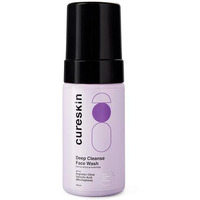 Cureskin Deep Cleanse Salicylic Acid Face Wash For Oily Skin | Salicylic Acid Foaming Face Wash For Men And Women, 100 Ml (Deep Cleanse)