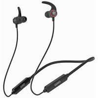 Govo Gokixx 400 Bluetooth In Ear Earphones With Hd Mic - Wireless Neckband, 9H Playtime, 10Mm Drivers, Magnetic Earbuds, Integrated Controls & Lightweight Design (Platinum Black)