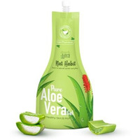 Nat Habit Aloevera Gel For Face | Multipurpose Aloe Vera Gel For Skin And Hair | Hydrating Alovera Gel With Vitamin E For Soothing Skin, 80Gm