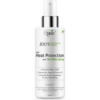 100% Plant Based Hair Heat Protection Spray With Extra Shine, Chamomile, Argan And Vitamin E 100Ml