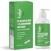 Bake 2% Salicylic Acid & 3% Niacinamide Face Wash For Oily Acne Prone Skin | Treats Active Acne & Fades Acne Marks & Dark Spots | Daily Anti Acne Face Wash - 100Ml