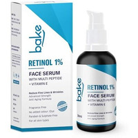 Bake 1% Retinol Face Serum With Multi Peptides For Anti Aging | Skin Cell Regeneration & Repair | Firms & Lifts The Skin, Reduces Fine Lines & Wrinkles | Advanced Strength Serum | 30Ml