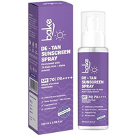 Bake Spf 70 Sunscreen Spray Pa++++|Waterproof - 180 Minutes|With 2% Kojic Acid & Alpha Arbutin,Sweat Resistant|For Tan Removal,Pigmentation & Uva/B Sun Protection|No Whitecast,Lightweight - 100Ml,All