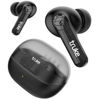 Truke New Launch Buds Echo True Wireless In Ear Earbuds With 24-Bit Spatial Audio, 13Mm Titanium Driver, Dual Pairing Ear Buds, 40Ms Latency, 70H Battery Fast Charge Tws, Quad-Mic Enc, Bt 5.4 (Black)