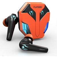 Number Super Buds Pro Gt99 Truly Wireless In Ear Earbuds With 50 Hours Playtime, 35Ms Ultra Low Latency, Dual Pairing Ear Buds, Quad Mic Enc, Bt 5.4, Ipx5, Fast Charging, Made In India (Glass Orange)