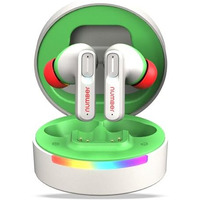 Number Super Buds 555 Anc (32Db) Truly Wireless In Ear Earbuds With 66H Playtime, Dual Pairing Ear Buds, 35Ms Low Latency, 13Mm Speakers, 4Mic Enc, Bt 5.4, Fast Charging, Made In India (Grey Forest)