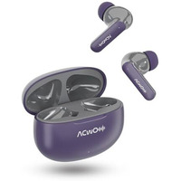 Acwo Dwots 121 Wireless Earbuds | 55Hrs Playtime | Quad Mics With Enc | 3 Preset Eq Modes | Supreme Bass & High-Fidelity Acoustics | Bluetooth V5.4  10Mins Charge = 120Mins Playtime (Dusty Lavendar)