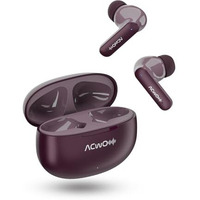 Acwo Dwots 121 Wireless Earbuds | 55Hrs Playtime | Quad Mics With Enc | 3 Preset Eq Modes | Supreme Bass & High-Fidelity Acoustics | Bluetooth V5.4  10Mins Charge = 120Mins Playtime (Deep Plum)