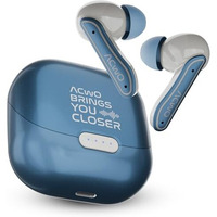 Acwo Dwots 737 Wireless Earbuds | 70Hrs Playtime | Up To 32Db Anc | 4 Mics With Enc | Bluetooth V5.4 | Hyperboost Charging  10Mins Charge = 120Mins Playtime (Marble Blue)