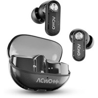 Acwo Dwots 777 Wireless Earbuds | 50Db Hybrid Anc | Advanced 6 Mics With Ai-Enc | Transparency Mode | 3 Eq Modes | Minimal Transparent Design | Ipx5 Water & Sweat Resistant (Gen Black)