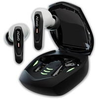 Acwo Dwots Zing Wireless Earbuds | Breathing Led Lights | Up To 32Db Anc | 55Hrs Playtime | 40Ms Low Latnency | Bluetooth V5.4 | Hyperboost Charging  10Mins Charge = 120Mins Playtime (Velvet Black)