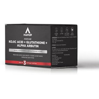 Man-Up Kojic Acid & Glutathione Soap | Enriched With Alpha Arbutin & Vitamins C & E | Gentle Exfoliation & Nourishing Formula For Healthy Skin | Effective Dark Spot Care | Soaps For Bath- Pack Of 3