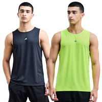 Boldfit Men's Regular Fit Vest (Bftbm1002Scombos_Black/Neon S)