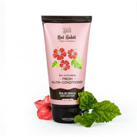 Nat Habit Hibiscus-Infused Conditioner For Women & Men, Five Oil Hibiscus Nutri-Conditioner For Long Lush Hair, Reduce Dry & Frizzy Hair, 150Ml
