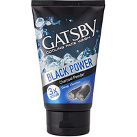 Gatsby Cooling Face Wash - Perfect Clean, Contains Charcoal Powder, Deep Cleanses, Powered With 3X Scrub, 100Gm