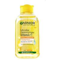 Garnier Skin Naturals, Cleansing Water, Cleansing & Brightening, Micellar Water With Vitamin C, 125 Ml