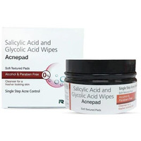 The 9192 Acnepad Soft-Textured Pads For Acne Control - Improve Skin Smoothness, Cleanse And Freshen - Face Wipes For Men & Women - 50 Count