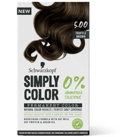 Schwarzkopf Simply Colour Permanent Hair Colour Gentle On Scalp, Upto 100% Grey Coverage, Dermatologist Tested Long-Lasting Nourishing Formula With Argan Oil, Ppd & Ptd Free 5.00 Medium Brown 142.5Ml