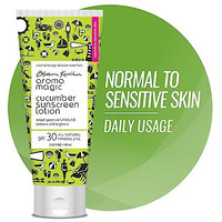 Aroma Magic Cucumber Sunscreen Lotion With Broad Spectrum Protection Uva/Uvb |Spf 30 |For Normal To Sensitive Skin | 50Ml