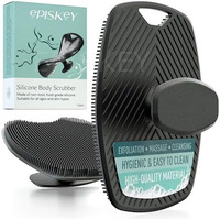 Episkey Silicone Body Scrubber,Shower Scrubber For Nourishing Cleaning & Exfoliating Your Skin Lather Boosting Bristles With Ergonomic No-Slip Handle, Body Exfoliator For Men And Women Bath Brush (Bbb)