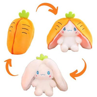 Besties Plush Toy Reversible Dog Soft Toy | Easter Dog Stuffed Animal Cute Dog Plushie | Birthday Gift For Boys Girls And Kids (34 Cm, Orange Dog)