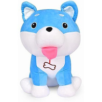 Besties Soft Plush Cute Tuffy Dog For Kids Plush Animal Soft Stuffed For Kids (Size : 30 Cm) (Blue)
