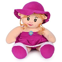 Besties Beautiful Looking Smiling Baby Doll 35 Cmsoft Toy/Stuffed Soft Plush Toy For Kids Baby Love Girl Birthday Gifts Decoration (35 Cm, Purple)