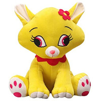 Playtoons Stuffed Animals Soft Toys (33 Cm, Adorable Cat -Yellow)