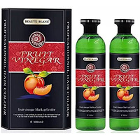 Beaute Blanc Fruit Vinegar Gel Hair Color, Organic & Natural Hair Color Dye For Black Hair (500Ml X 2) - Black