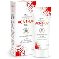 Acne-Uv Spf 50 Pa+++ | 50G Gel Sunscreen | Non-Comedogenic | Oil-Free | Silicone-Based | Broad Spectrum Protection | Water-Resistant | Lightweight Formula