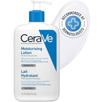 Cerave Moisturizing Lotion For Dry Skin (473Ml) - Formulated With 3 Essential Ceramides And Hyaluronic Acid | Non-Comedogenic, Oil Free And Fragrance-Free Body Lotion