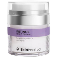 Skininspired Retinol Night Cream For Wrinkles & Anti-Aging | Lightweight Cream For Age Spots, Fine Lines And Wrinkles | Anti Aging Cream For Women & Men | For All Skin Types | 50 G