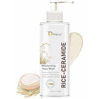 Drontika Wild & Pure Rice Moisturizing Face Wash Enriched With Niacimaide & Fruits Ceramide  Nourishing & Hydrating Cleanser For Soft, Smooth Skin 100Ml.
