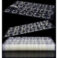 Anzailala 8 Sheets Double-Sided Nail Jelly Sticker Waterproof Breathable Glue Tabs Jelly Glue Adhesive Tabs Super Sticky Fake Nail Glue Stickers For Manicure(8 Sheets 192 Pcs, 6.2 Cm)