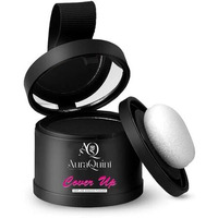 Auraquint Cover-Up Hair Powder- Black, Helps Cover Grey Roots & Bald Spots Instantly, Highly Pigmented, Fuller And Denser, Long-Lasting & Matte Finish, Super-Fine Powder For Flawless Application, 4Gm