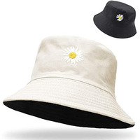 Palay Women Bucket Hat Foldable Cotton Sun Beach Hat Fisherman Hat Casual Outdoor Cap Lovely Bomber Hats For Women Men Boy Girl, Multi-Colour, Free Size