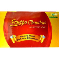 Nagarjuna Raktha Chandan Ayurvedic Soap,75Gm(Pack Of 4), 300G