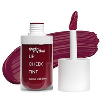 Earth Rhythm Lip And Cheek Tint - Brandy, With Goodness Of Pomegranate & Grape Seed Extract, Nourishes & Hydrates Dry Chapped Lips, Blush & Eyeshadow For Women  5Ml