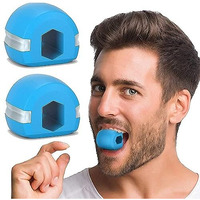 Pack Of 2 Jawline Exerciser - Premium Jawline Exerciser Tool For Men - Highly Effective Jaw Line Shaper For Strengthening & Toning Facial Muscles