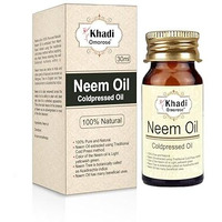 Khadi Omorose Pure Neem Oil Coldpressed Carrier Oil, 30 Ml