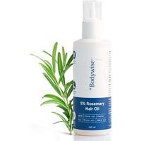 Be Bodywise 5% Rosemary Hair Growth Oil 100Ml | With Goodness Of 14 Essential Oils | Reduces Hair Fall, Nourishes Scalp & Promotes Hair Growth | Paraben, Mineral Oil Free