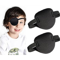 Insime Pirate Eye Patch For Kids | Adjusable Eye Patches For Lazy Eye | Soft 3D Groove Design Eye Patches For Left Or Right Eyes (Pack Of 2)