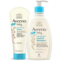 Aveeno Daily Moisturizing Combo - Aveeno Baby Daily Moisturizing Lotion 227G And Aveeno Baby Daily Moisturizing Bath 354Ml