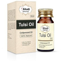 Khadi Omorose Coldpressed Tulsi Oil, 30 Ml | Pure & 100 Natural | Undiluted For Skin, Hair & Health Benifits |