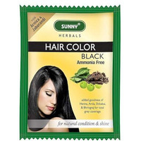 Sunny Hair Colour Black, 20Gm (Pack Of 12)