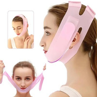 Silicone V Face Mask- Face Lift Up Belt Facial Slimming Bandage Mask Cheek | Chin,Neck Slimming Thin Belt Face Slim Lift Band Double Chin Reducer For Women And Men Tightening Skin (V-Line Mask)