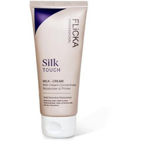 Flicka Silk Touch 3 In 1 Moisturizer And Primer For Face Makeup | Hydrating, Lightweight & Long- Lasting | All Skin Types | Milk-Cream Multi Function | Minimises Pores | Toxic & Cruelty Free | 60 Gram