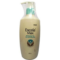 Cipla Excela Max Moisturiser For Dry & Itchy Skin | Paraben-Free | 200G