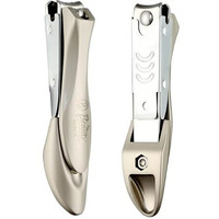 Beaut Secrets Curved Nail Cutter With Nail File, Anti-Splash Design, Stainless Steel, Ideal For Fingernail And Toenail, Ingrown Toe Nail Remover, Nail Clipper For Men Women (Premium | 16A)